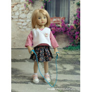 Tenue L'école du petit Chaperon rouge pour poupée Little Darling