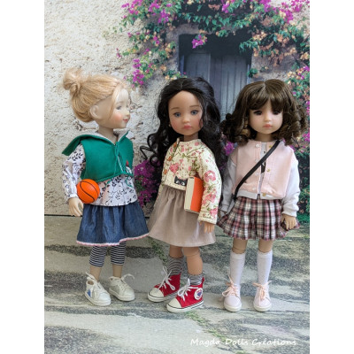 Tenue L'école du Chat noir pour poupée Fashion Friends