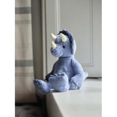 Triceratops Troy Denim Blue - Bear & Me - Charlie Bears