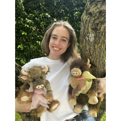 Duo Vaches Hilltop et Prairie - Charlie Bears Peluche
