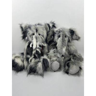 Duo Eléphants Earl et Everest - Charlie Bears Peluche