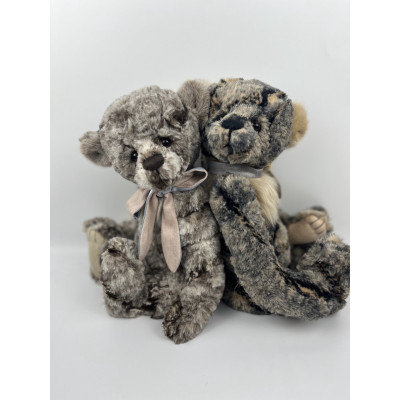 Duo Ours Mo et JD - Charlie Bears Peluche