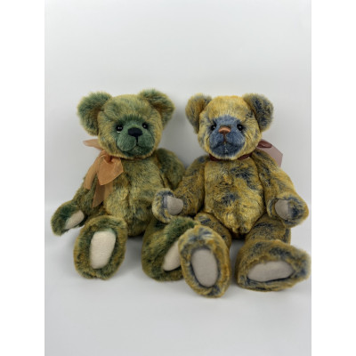 Duo Ours Noon et Midday - Charlie Bears Peluche