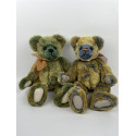 Duo Ours Noon et Midday - Charlie Bears Peluche