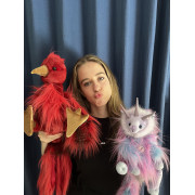 Duo Phoenix Firebird et Licorne Tricorn - Charlie Bears Peluche