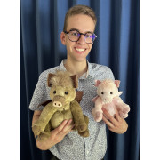 Duo Sanglier Hogwash et Cochon Pigasus - Charlie Bears Peluche