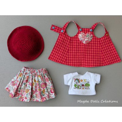 Tenue Jour 1 pour poupée Boneka - Magda Dolls Creations