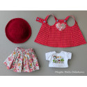 Tenue Jour 1 pour poupée Boneka - Magda Dolls Creations