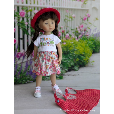 Tenue Jour 1 pour poupée Boneka - Magda Dolls Creations