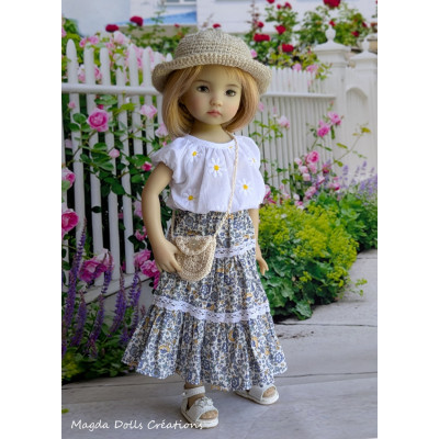 Tenue Jour 8 pour poupée Little Darling - Magda Dolls Creations