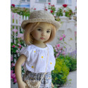 Tenue Jour 8 pour poupée Little Darling - Magda Dolls Creations