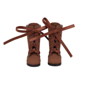 Bottines brunes à lacets pour Mori Lolli