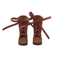 Bottines brunes à lacets pour Mori Lolli