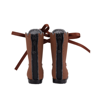 Bottines brunes à lacets pour Mori Lolli