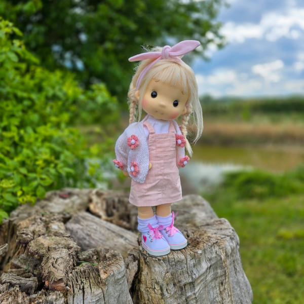 Flora Inspiration Waldorf doll 38 cm - Art and Doll