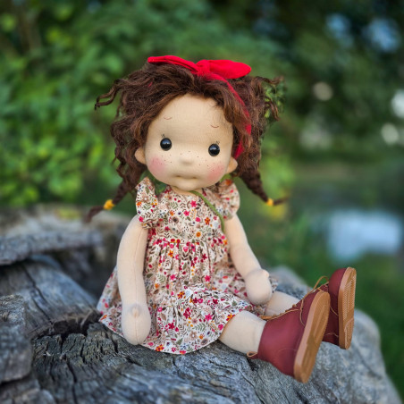 Cherry-Belle Inspiration Waldorf doll 38 cm - Art and Doll