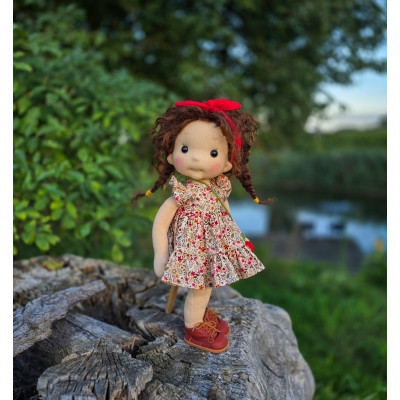 Cherry-Belle Inspiration Waldorf doll 38 cm - Art and Doll