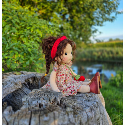 Cherry-Belle Inspiration Waldorf doll 38 cm - Art and Doll