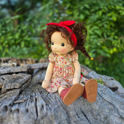 Cherry-Belle Inspiration Waldorf doll 38 cm - Art and Doll