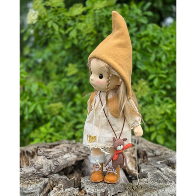 Amaë Inspiration Waldorf doll 38 cm - Art and Doll