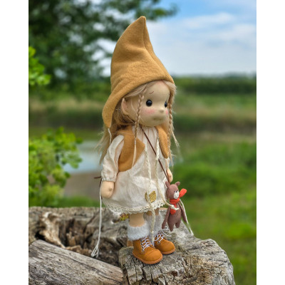 Amaë Inspiration Waldorf doll 38 cm - Art and Doll