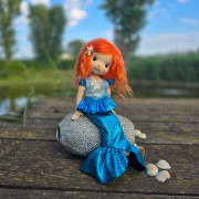 Poupée articulée Coralia Coton Bio 40 cm - Art and Doll