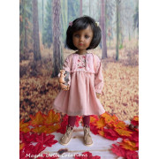 Tenue Mademoiselle Châtaigne pour poupée Fashion Friends - Magda Dolls Creations