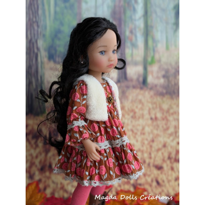 Tenue Mademoiselle Pomme de pin pour poupée Fashion Friends - Magda Dolls Creations