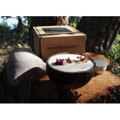 Handcrafted Tiare Flower Scented Candle - Luminous