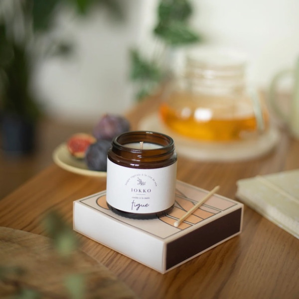 Bougie parfumée naturelle Figue - Iokko