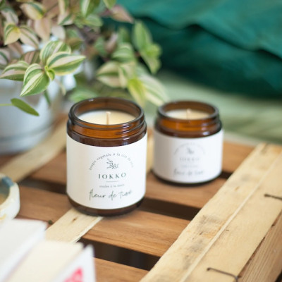 Bougie parfumée naturelle Fleur de Tiaré - Iokko