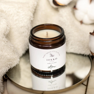 Bougie parfumée naturelle Coton - Iokko