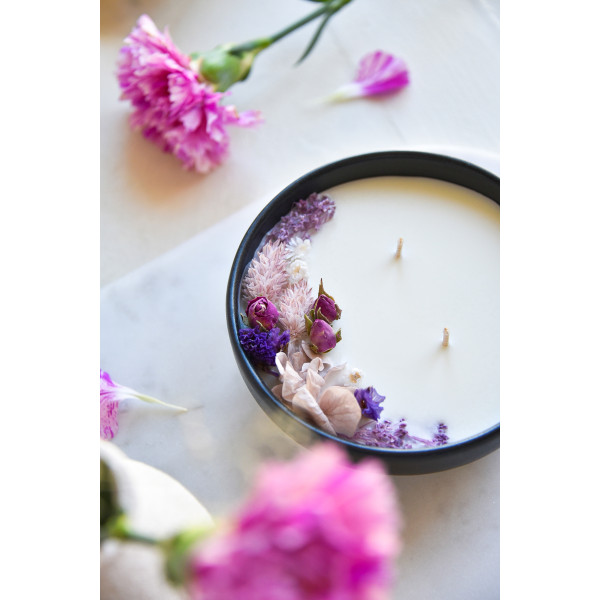 Bougie parfumée fleurie Lilou Fleur de Coton - Iokko