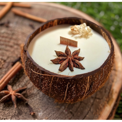 Bougie parfumée artisanale Vanille - Luminante
