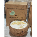 Bougie parfumée artisanale Lotus blanc Coton - Luminante