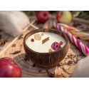 Bougie parfumée artisanale Pomme d'Amour - Luminante