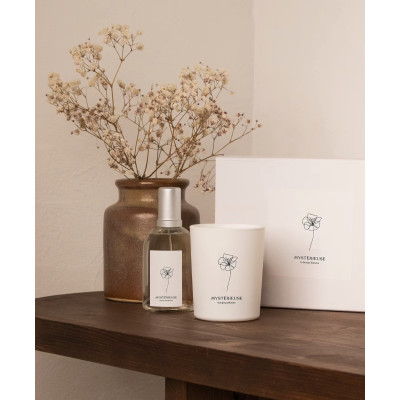 Mysterious Candle and Scented Mist Gift Set - White Candle