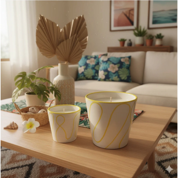 Flowering Jasmine Scented Candle - Oali