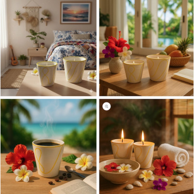 Flowering Jasmine Scented Candle - Oali