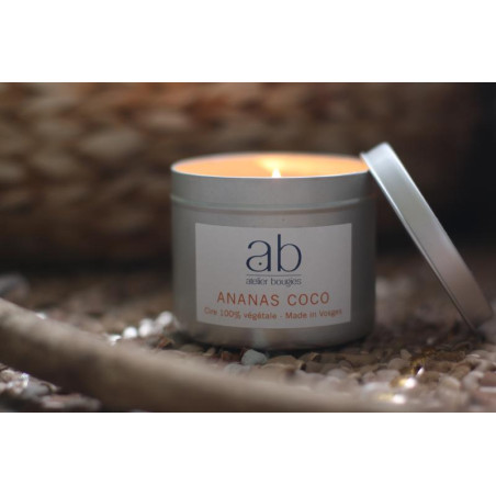 Handmade Pineapple Coconut Scented Candle - Candle Workshop