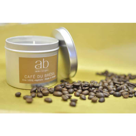 Handcrafted scented candle, Brazilian Coffee - Candle Workshop