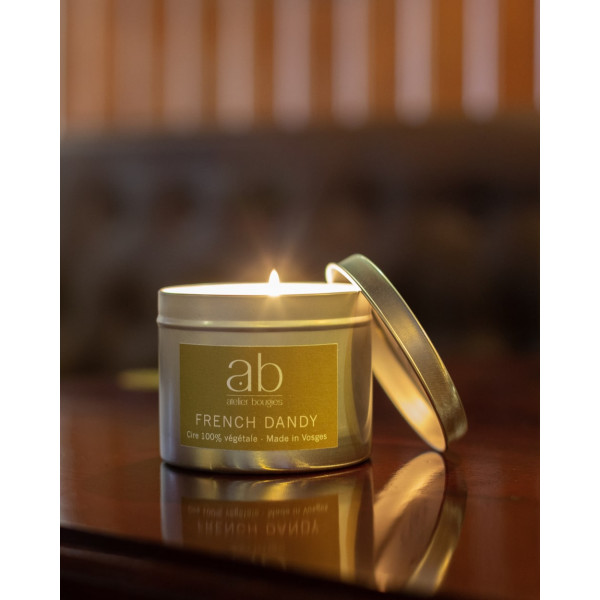 Bougie artisanale parfumée French Dandy - Atelier Bougies