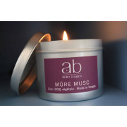 Bougie artisanale parfumée Mure Musc - Atelier Bougies