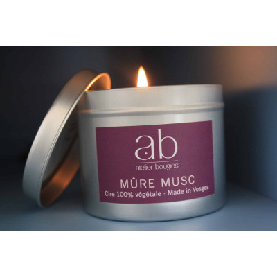 Handcrafted Blackberry Musk Scented Candle - Candle Workshop