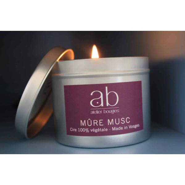 Handcrafted Blackberry Musk Scented Candle - Candle Workshop