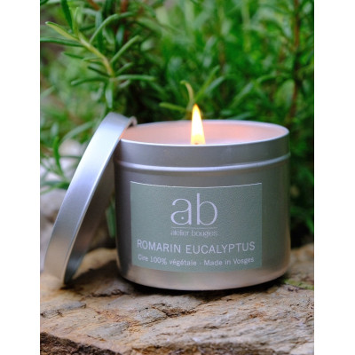 Handcrafted Rosemary Eucalyptus Scented Candle - Candle Workshop