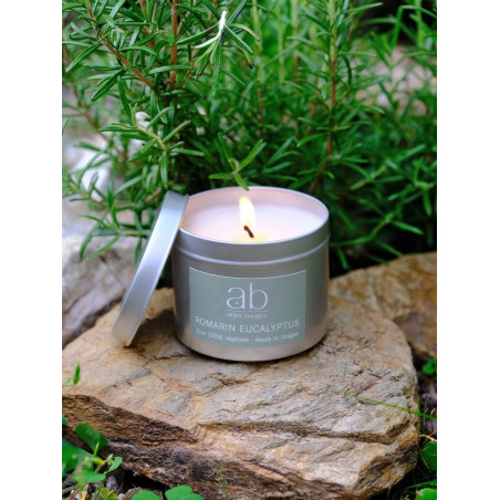 Handcrafted Rosemary Eucalyptus Scented Candle - Candle Workshop
