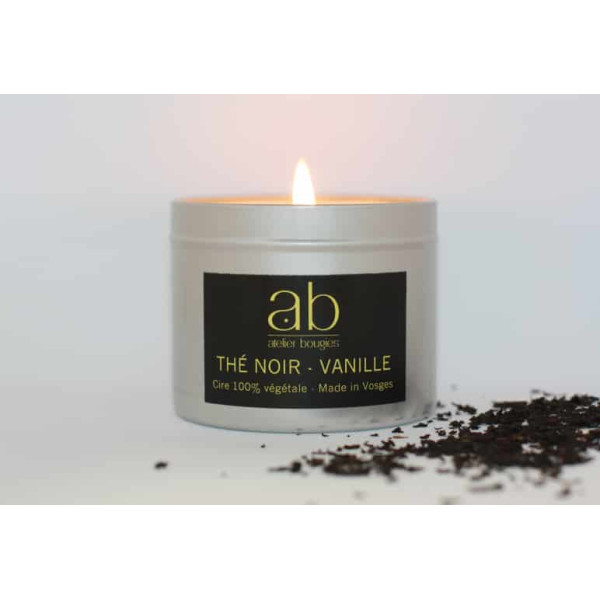 Handcrafted scented candle, Black Tea and Vanilla - Candle Workshop