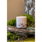 Natural scented pillar candle, Linden Blossom - TL Candles