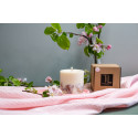 Natural Rose Scented Pillar Candle - TL Candles